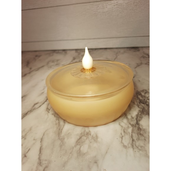 Vintage Avon Cotillion Beauty Powder Box Plastic - Picture 1 of 6